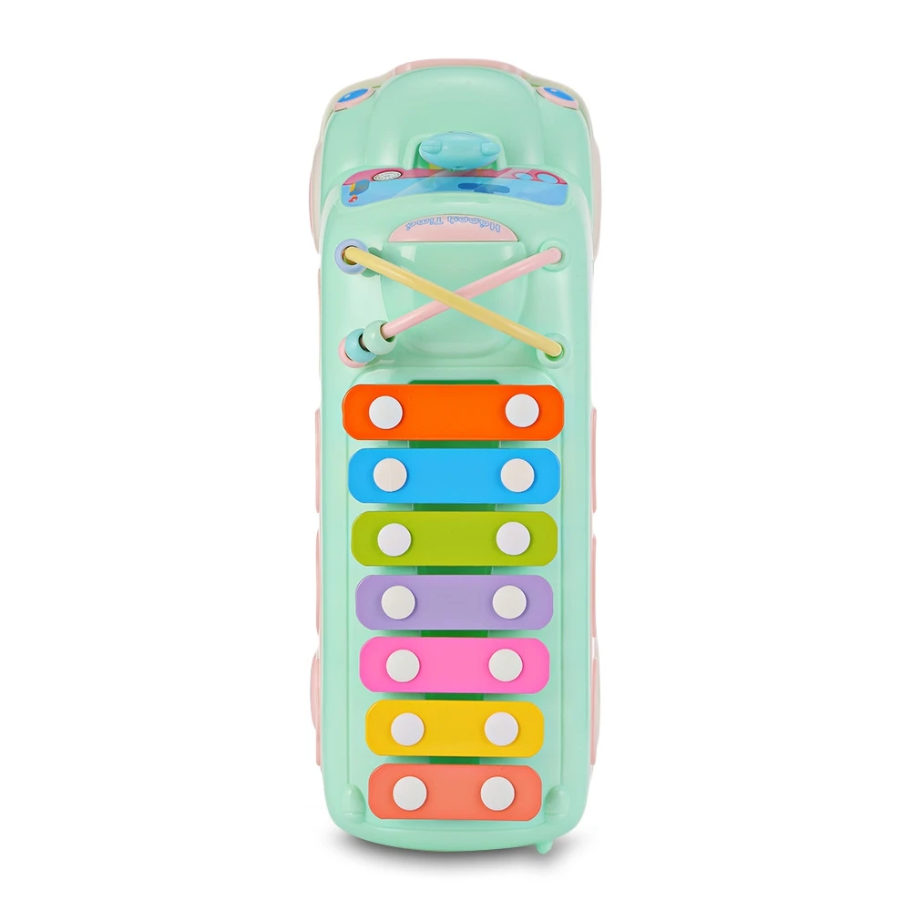 Baby Musical Toy Percussion Kid Music Instrument School Bus Toys Piano Matching Blocks kid Early Learning Educational Fun Toy (4)