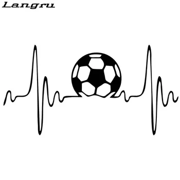 

Langru Soccer Vinyl Die Cut Decal Bumper Sticker For Windows Trucks Cars Laptops Jdm