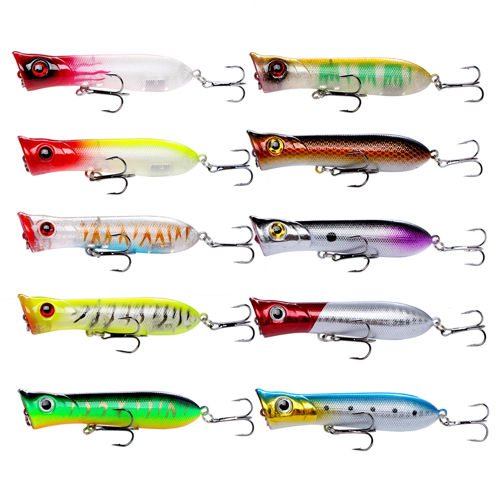 Goture 33 шт. Рыболовная Приманка Minnow Поппер Crankbait Спиннербейт приманка лягушка