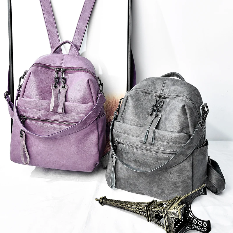 Повседневное рюкзак женская мода женские кожаные рюкзаки Back Pack обувь для девочек
