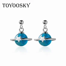 925 Стерлинговое Серебро Эмаль свинья капуста асимметричные серьги гвоздики для детей студентов девочек контрактные Индивидуальные ювелирные изделия