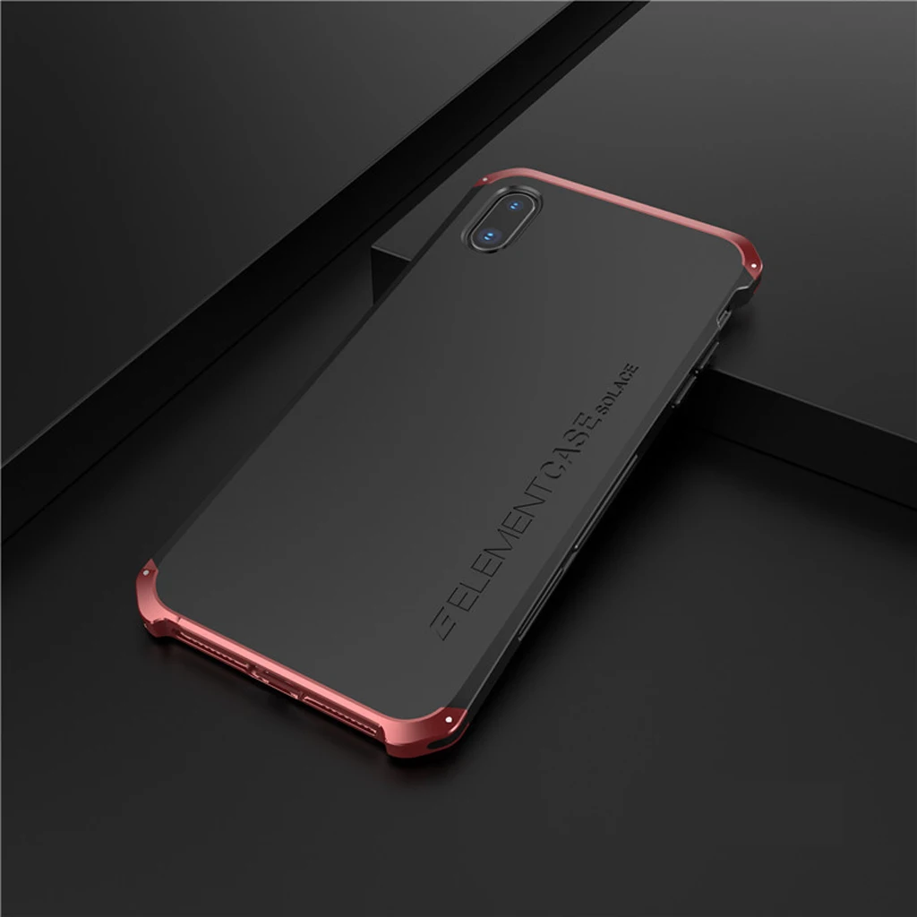 16x8,5 см для IPhone Max металлический корпус ударопрочный бампер прочный защитный чехол для iPhone Xs Max черный серебристый