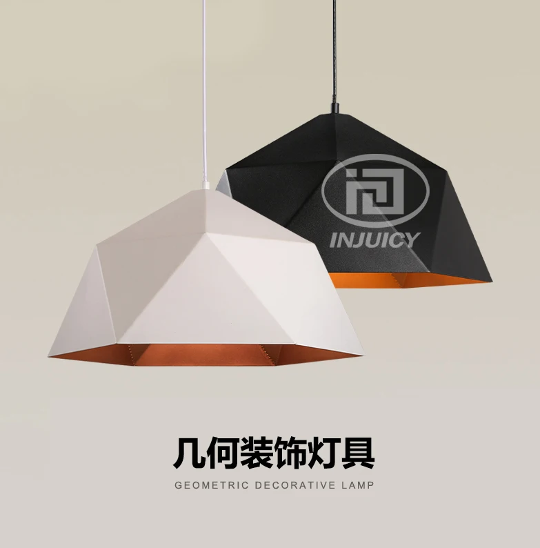 Лофт скандинавский Железный ромбовидный Промышленный Эдисон Droplight креативный