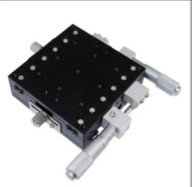 XY 90X90mm Right Adjustable Precision Manual Linear Stage Cross roller