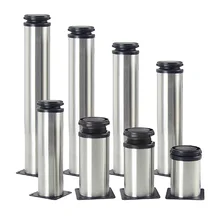 Сверхмощная мебель поддержка ног регулируемая нержавеющая сталь ТВ шкаф чайный столик диван кровать выравнивание ноги мебель Защита ног