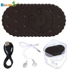 Binmer Высокое качество USB мини mp3-плеер Поддержка 32 ГБ Micro SD TF карта с наушниками профессиональная Прямая Высокое качество