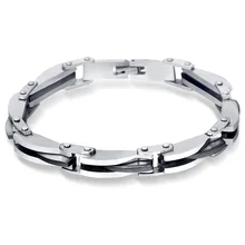 Ювелирные украшения NIBA браслет из нержавеющей стали мужской браслет серебряный цвет мужской подарок