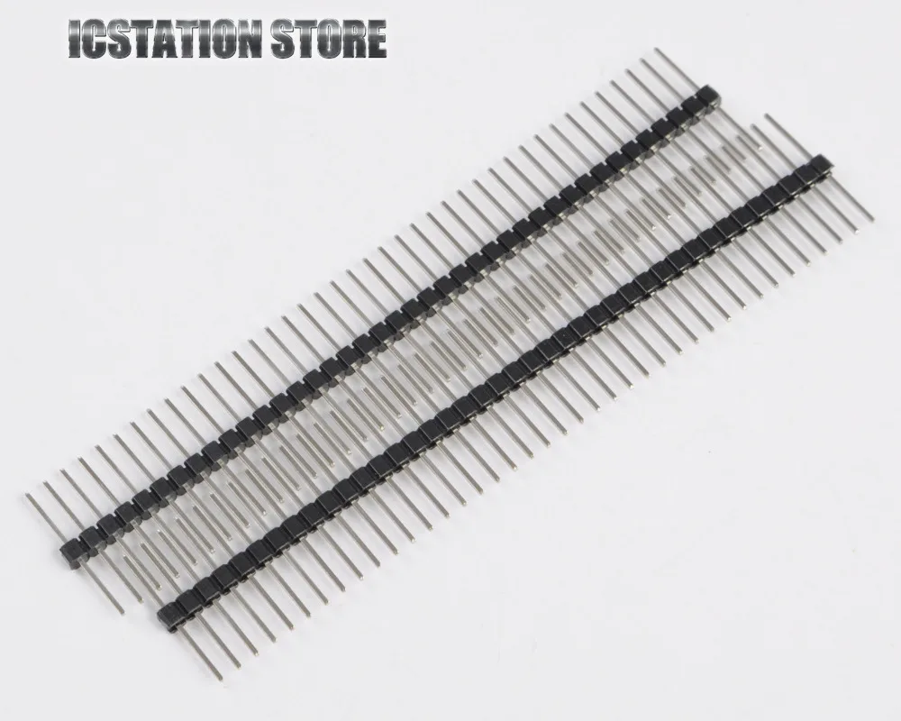 

20Pcs 40 Pin 1*40 2.54mm 20mm long Header Pin Male Breakable Pin Header