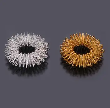 

100pcs/lot Acupressure Finger Massager Ring Hand Reflexology Acupuncture massage Ring Pain Finger Therapy Massage Health Care