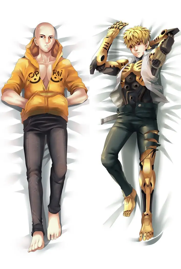 October update Anime ONE PUNCH MAN Saitama & tatsumaki Genos обнимающая подушка для тела Чехол Подушка Dakimakura