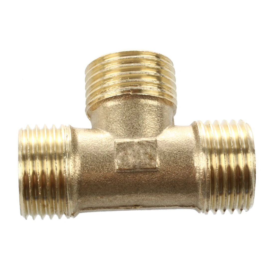 Brass T Shape Water Fuel Pipe Tee Adapter Verbinder 1/2" Thread 50 x 34mm Brass T Shape Water Fuel Pipe Tee Adapter Verbinder 1/2" Thread 50 x 34mm
