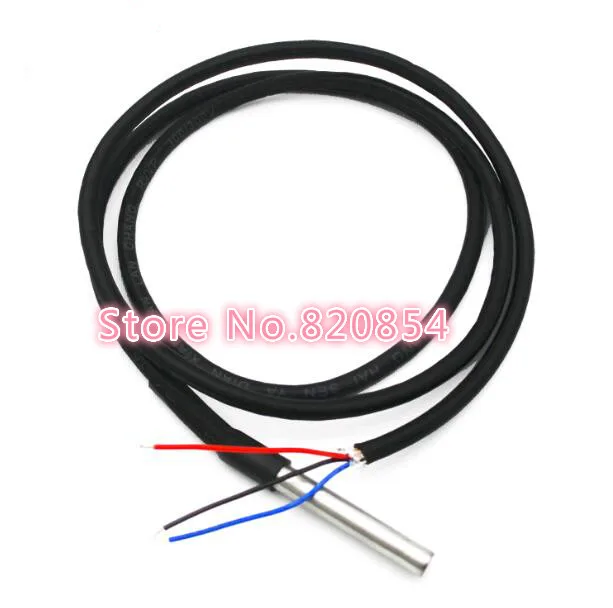 

1pcs/lot DS18B20 temperature probe temperature sensor 18B20 100CM