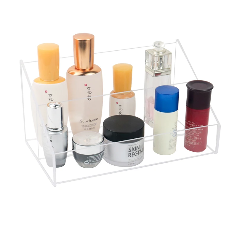 

Clear Acrylic Makeup Organizer Desktop Cosmetic Storage Box Nail Polish Lipstick Holder Women Mask Makeup Tools Organizer