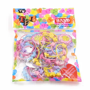 

Fashion Hair Clip with candy color For Hair Headband Children's Bags Plastic Rubber Band 50 Root for kids girls top selling