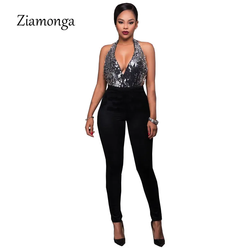 Ziamonga 2017     Combinaison Femme   Sexy    Bodycon 