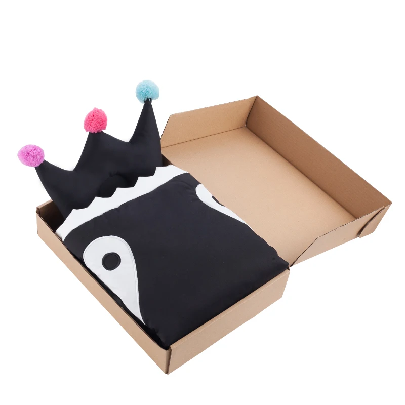 Милый стиль Акулы детский спальный мешок Winer Baby Sleep Sack теплое детское одеяло теплая пеленка - Цвет: Black Gift Sets
