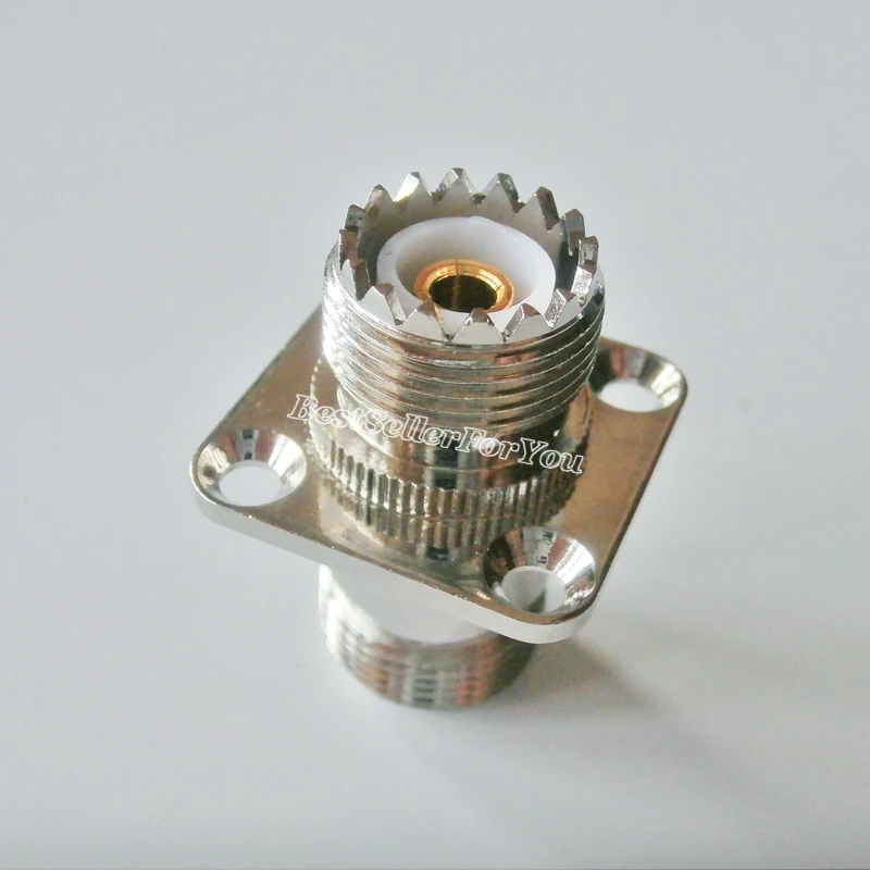 1 шт. адаптер преобразователя N Female to UHF SO 239 SO239 Jack прямой фланец RF коннектор|adapter
