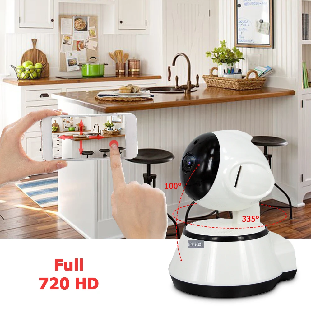 720P HD Wifi мини Ip Беспроводное управление через приложение ИК камера ночного