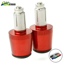 Для yamaha XSR700 KAWASAKI KX250SR KTM RC 390 200 125 Honda универсальные алюминиевые мотоциклы ручные грузики руля мото наконечники