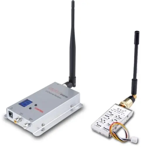 

1.2G TX1000 1W 1000mW 8CH Transmitter RX02 12CH Receiver FPV Combo