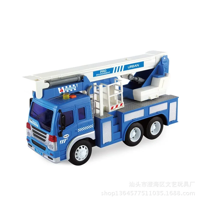 Friction Powered Wrecker Tow Truck 116 Toy Towing Vehicle Inertia toy