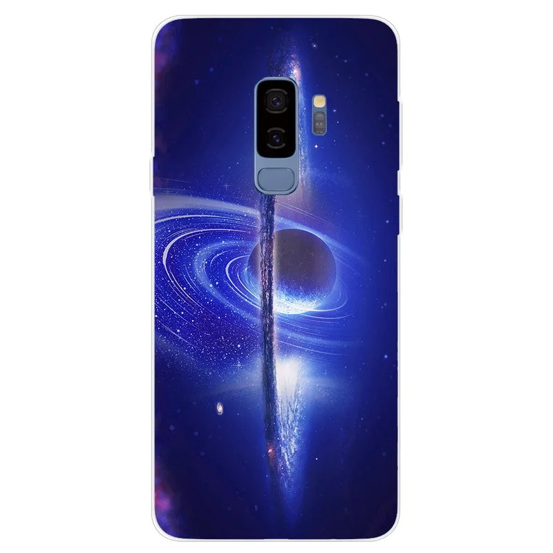 16 Ультратонкий Звездный рисунок неба чехол для samsung S9 S9 плюс Sillcone Защитный чехол с Экран протектор - Цвет: 16