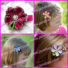 Разноцветные розовые 500 шт цветок канзаши заколки для волос катушка для значка заколки для волос держатель