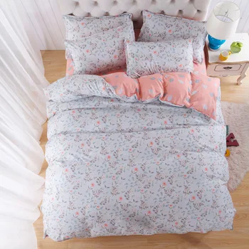 

Flower Pattern Quilt Comforter Duvet Cover Bedding Set Adult Kids Child Soft Bed Linens Single Twin Full Queen King Size24