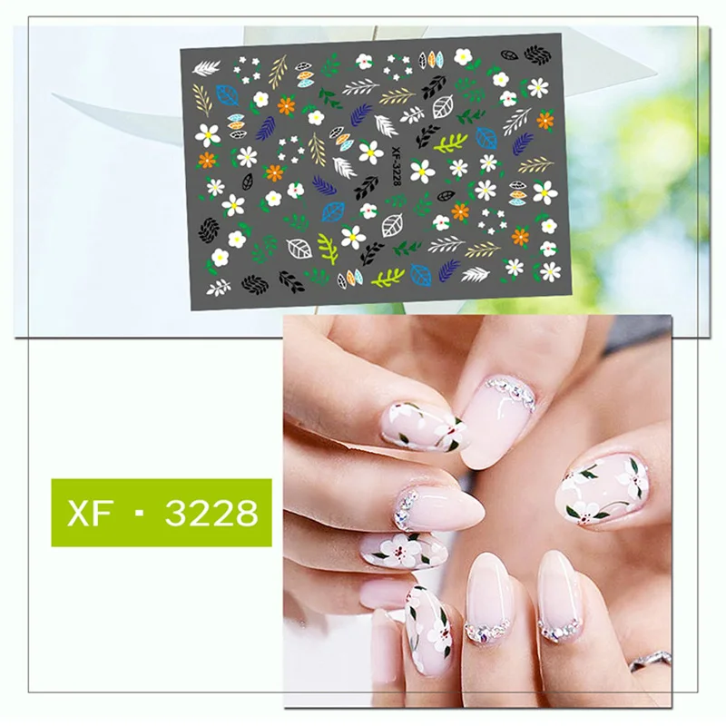

2019 Hot sale Nail Art Stickers Cute DIY Manicure Decoration Decals Accessories for Women Lady