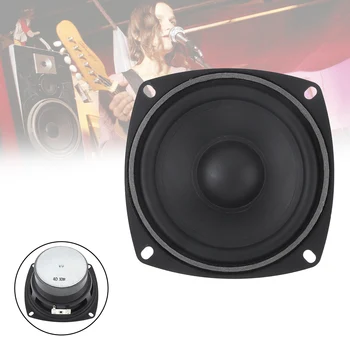 

1PC 4 Inch 30W Rubber DIY Speakers Unit Waterproof Midrange Woofer Low Frequency with DIY Bluetooth Loud Speaker for Car Audio