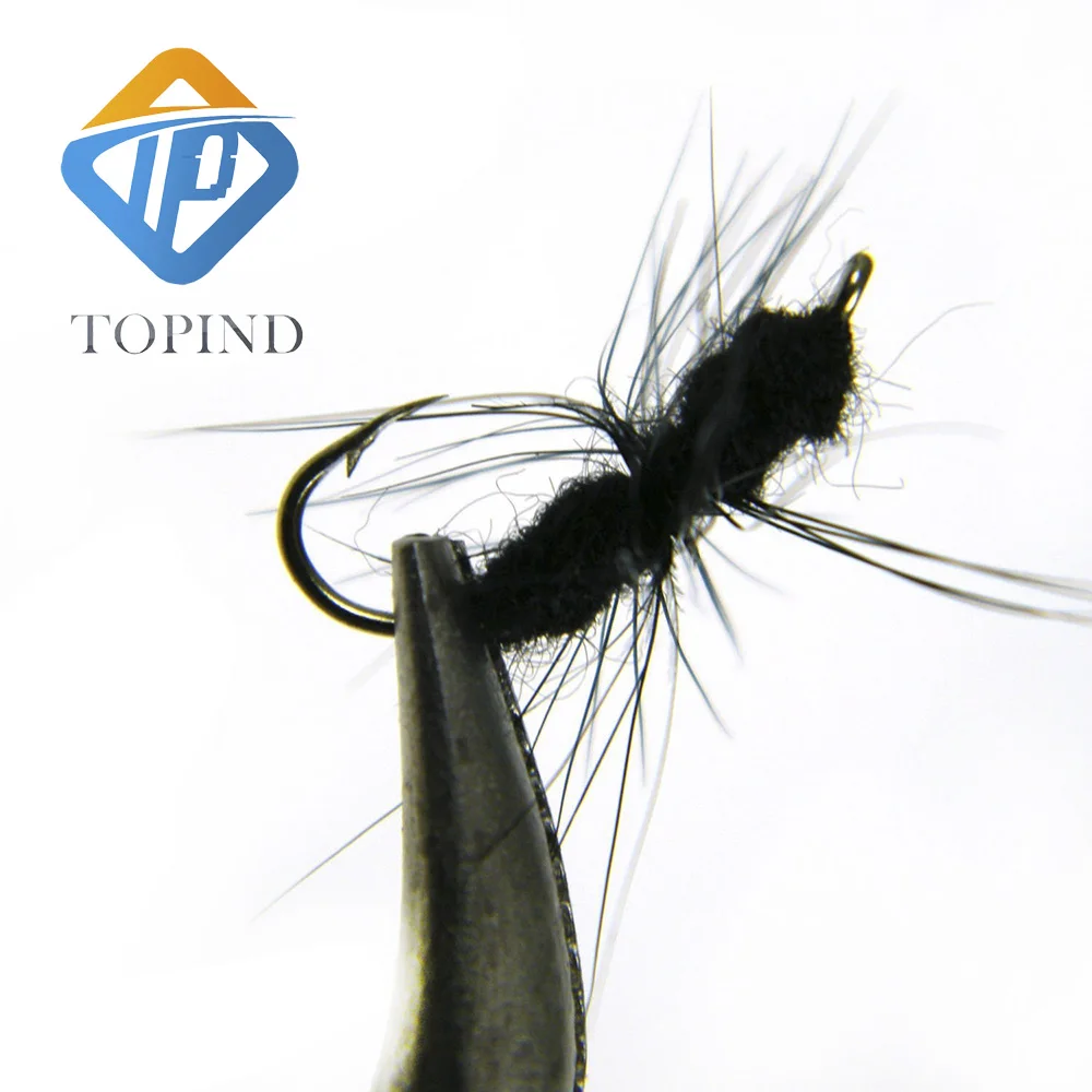one black Ant Single Hook fly fish Fly Fishing lure baits