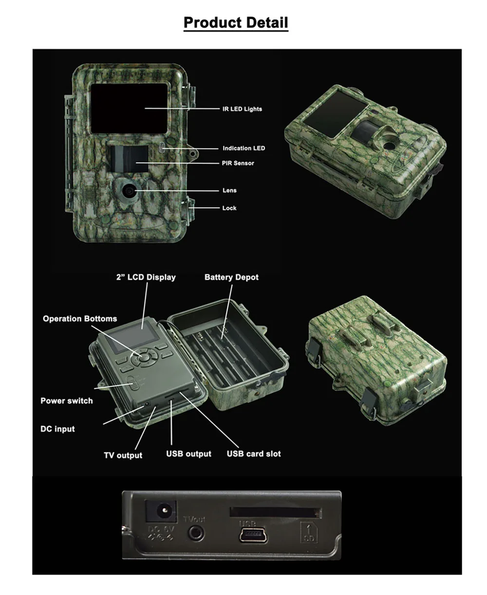 Bolyguard охотничья тропа камера 18MP Открытый Водонепроницаемый дикой природы 940nm ИК светодиодный для ночного видения камеры наблюдения fototrappola