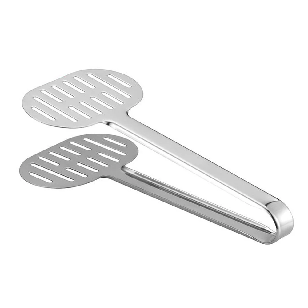 Cooking Party Portable Picnic Heat Resistant Utensil Tongs Camping Barbecue Hamburger Outdoor Clamp Clip Stainless Steel Cooking Party Portable Picnic Heat Resistant Utensil Tongs Camping Barbecue Hamburger Outdoor Clamp Clip Stainless Steel