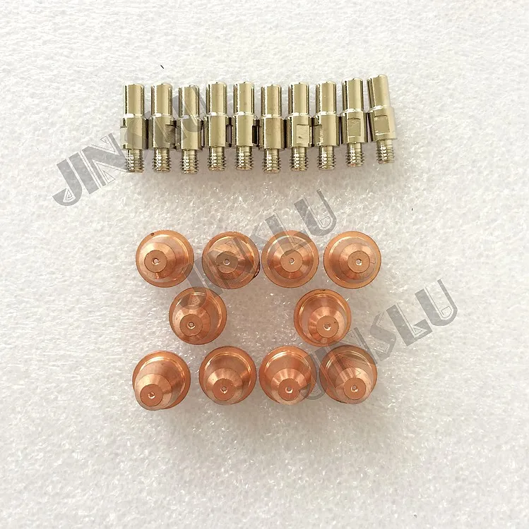 

Free shipping Trafimet S45 Plasma cutting torch consumables parts Tip PD0116-08 & Electrode PR0110 40PCS