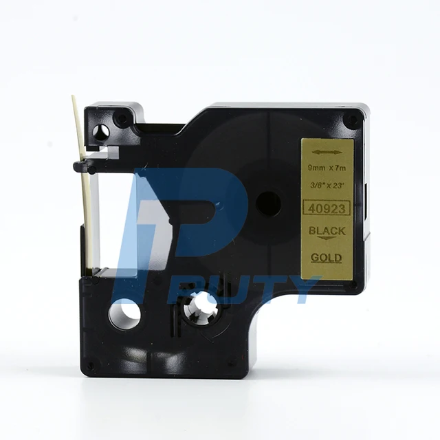 Special Offers 5Pcs 40923 Compatible DYMO D1 9MM Label Printer Black on Gold Label tapes Special Offers 5Pcs 40923 Compatible DYMO D1 9MM Label Printer Black on Gold Label tapes