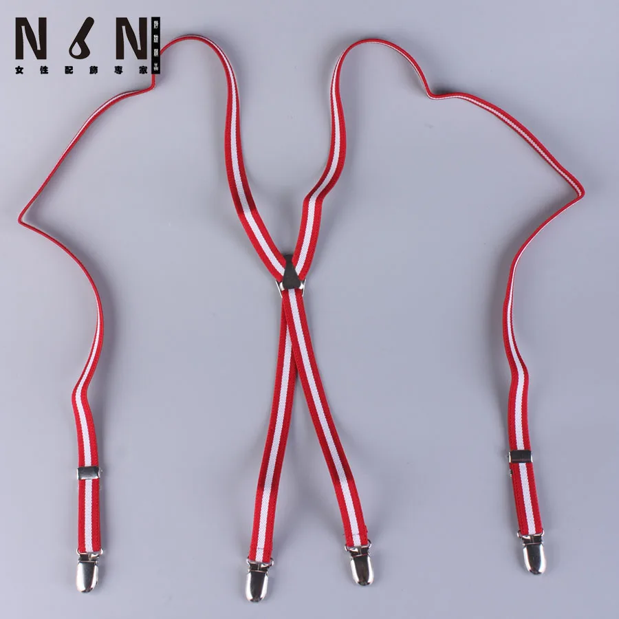 

Elastic waist decoration new fashionable stripe straps clip harness girl joker bull-puncher skirt deserve to act the role of