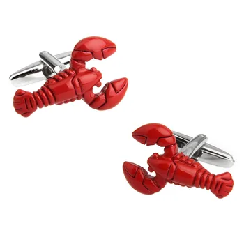 

Mens Wedding Cufflinks Novelty Fancy Labster & Clean Cloth 190005