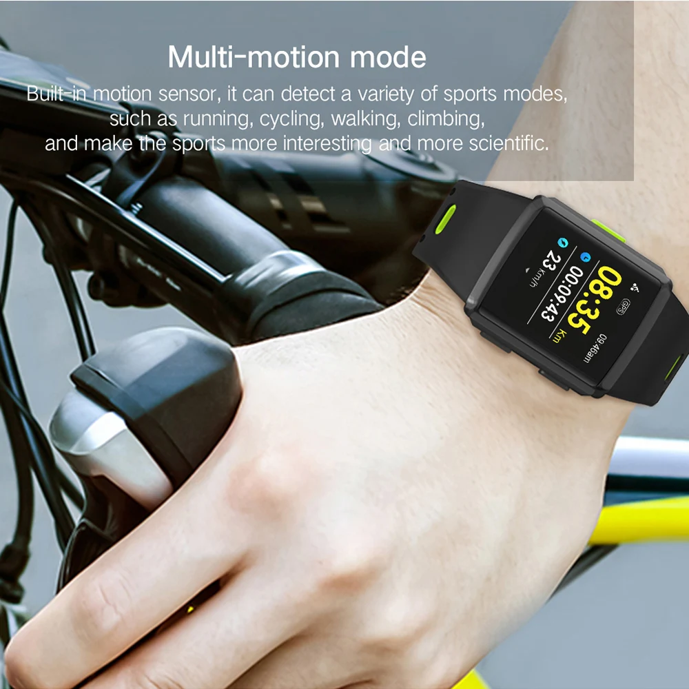 HEVARAL M2 GPS Смарт часы для мужчин IP68 Bluetooth Warch водонепроницаемый пульсометр трекер