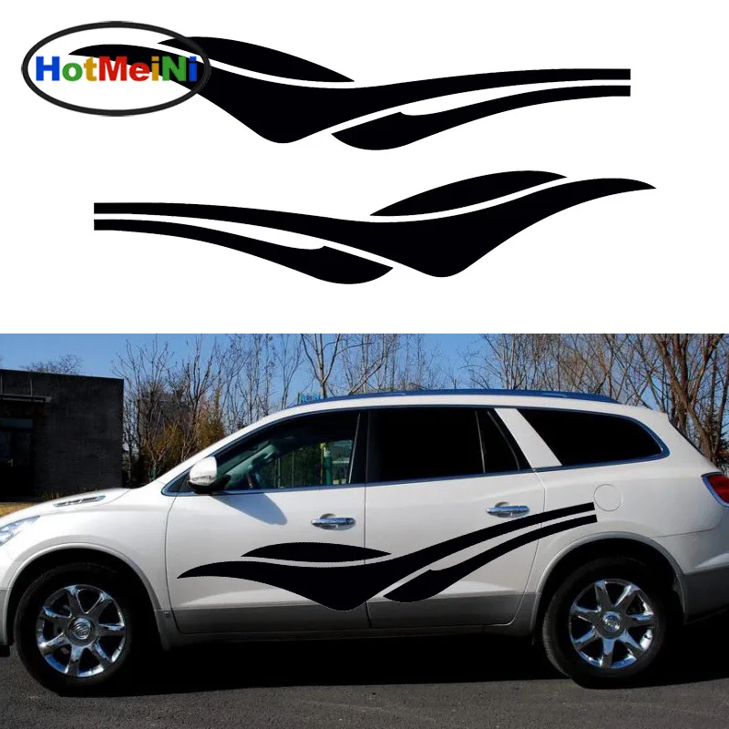 

HotMeiNi 2 X Beautifully Jump Leapt Abstract Car Sticker for Camper Van RV SUV Truck Kayak Canoe Car Cover Vinyl Decal 10 Color