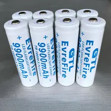 Cheap Cncool 3.7V 9900mah 18650 Battery Rechargeable Li-ion Battery Safe Environmental Batteria For Flashlight Batteries Drop shipping