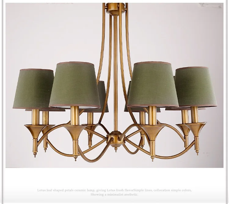 Contemporary Chandelier, Modern American Style Dining Room Chandeliers Lighting Fixture Pendant Light for Bedroom Living Lamp (9)