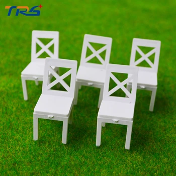 

Teraysun 1/25 ABS plastic Chair Miniature Scale Model Chair for model train layout architecture Scenery