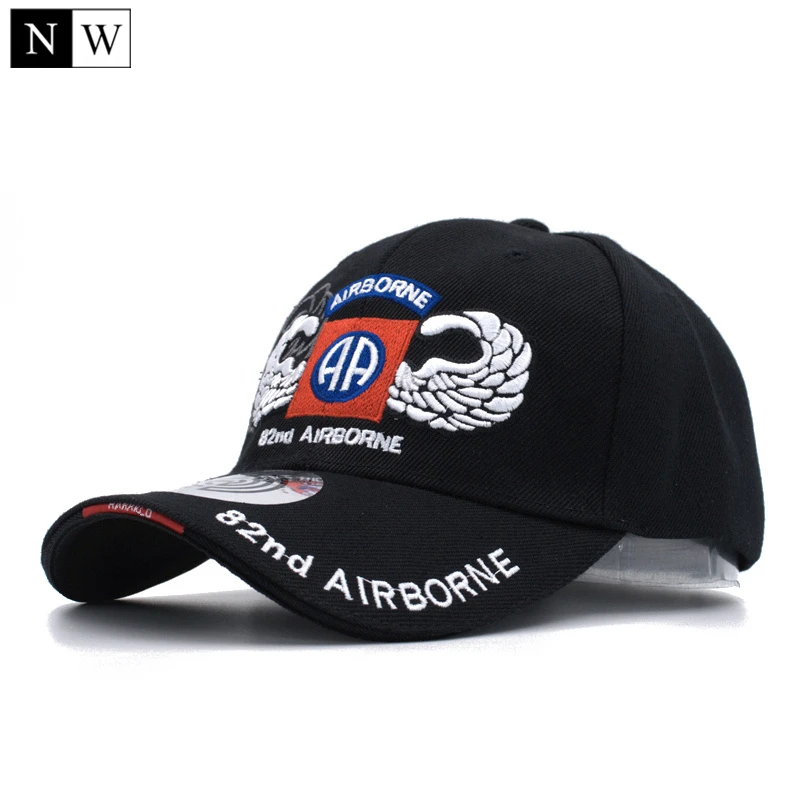 [NORTHWOOD] 82nd Ariborne Tactical Baseball Cap Men Brand Army Cap Gorra Snapback Hats Trucker For Men Size 56-59cm