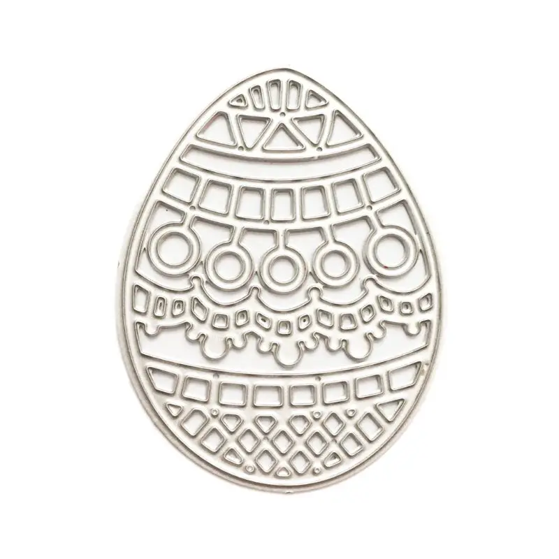 

Easter Egg Metal Cutting Dies Stencil DIY Scrapbooking Album Stamp Paper Card Embossing Crafts Decor