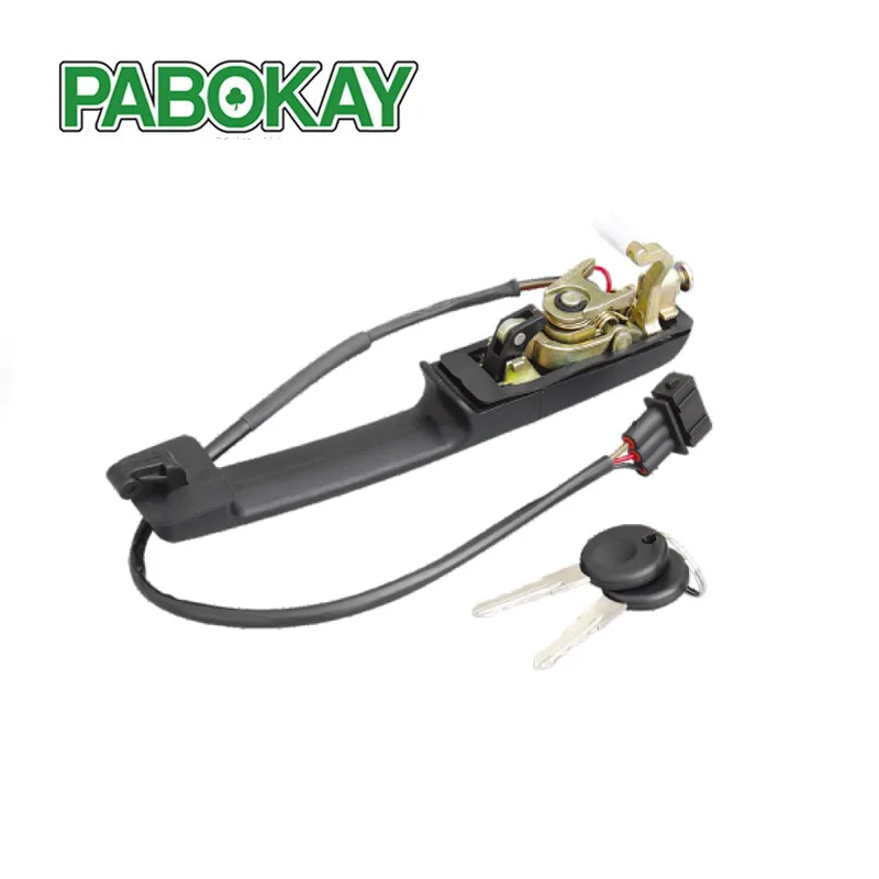 FOR VW PASSAT B3 88 93 OUTER LEFT FRONT DOOR HANDLE CENTRAL LOCK W KEYS 357837205A