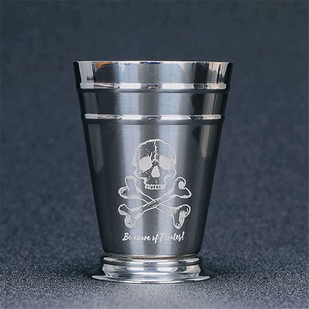 

400ml Stainless Steel Engraved Julep Cocktail Mug Julep Creative Mixing Mugs