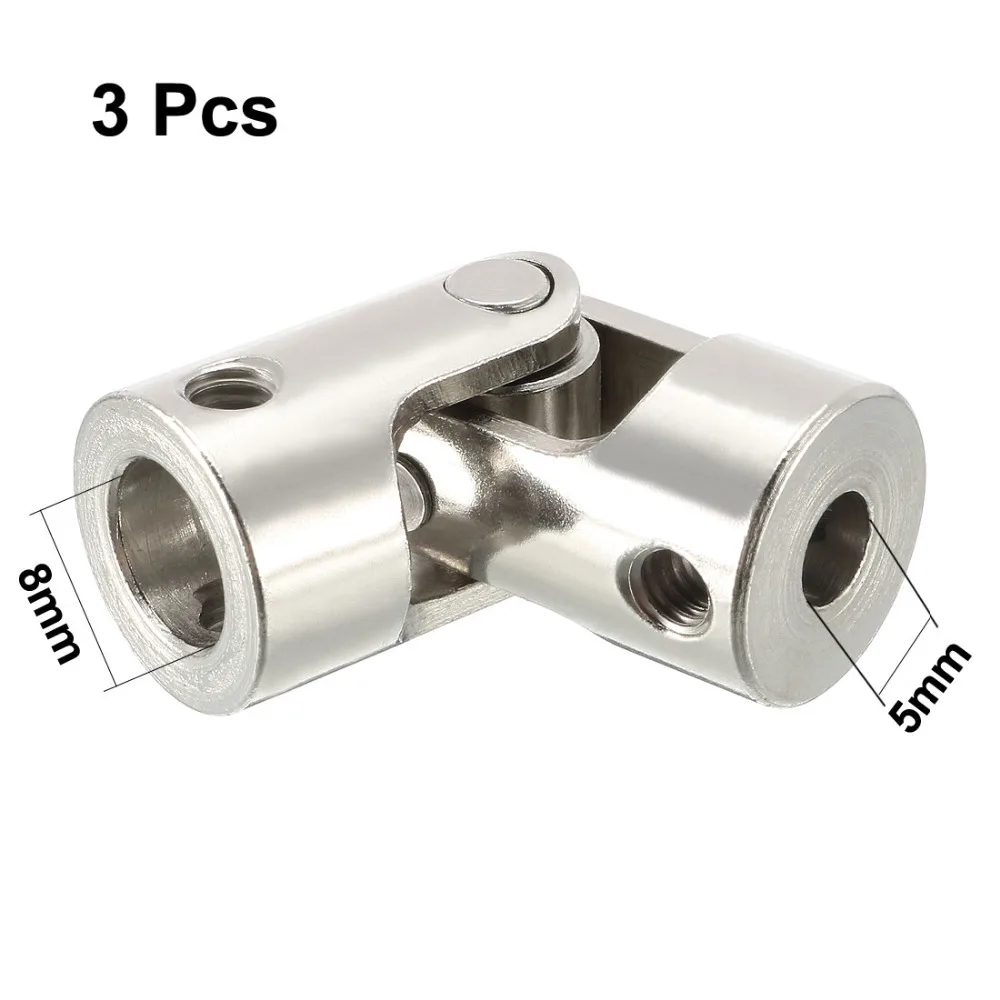 

UXCELL 3PCS 5mm to 8mm L35XD14 1 Section Rotatable Universal Steering for Torque transmision Alignment Shaft U Joint Coupler