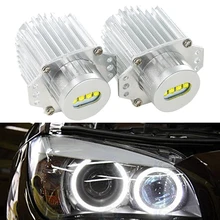 Ошибок 40 Вт XT-E Светодиодный Маркер Ангельские глазки Halo Кольцо света для BMW E90 седан E91 универсал предварительно подтяжку лица 2006-2008