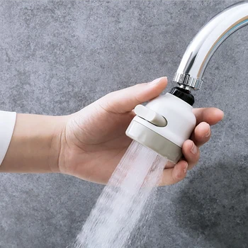 

Stainless Steel Rotatable Kitchen Accessories Portable Water Saver Tap Tap Water Filter Faucet Extender Booster Tap Water