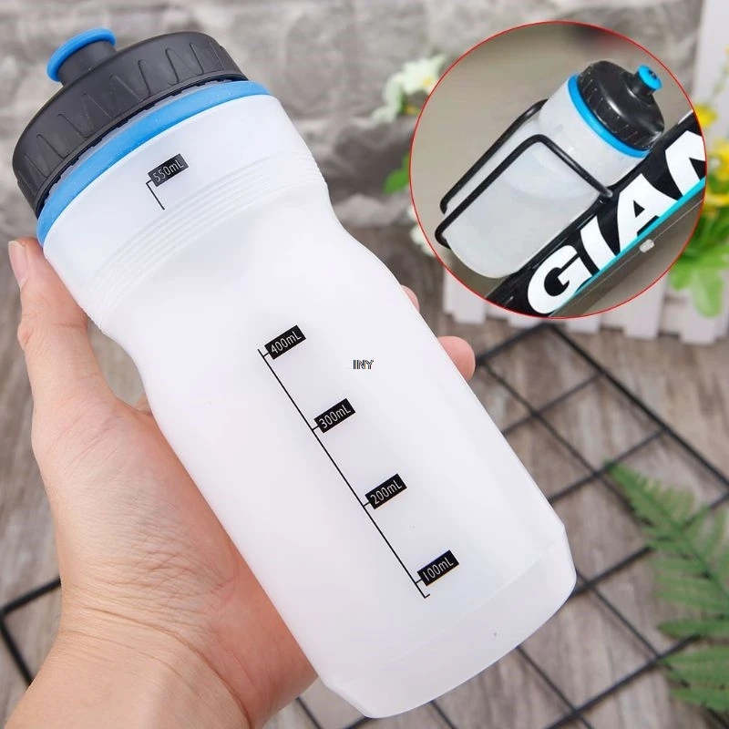 

Water Bottle 550ml Outdoor Sports Cycling Running Camping Hiking PELD Drinking Cup Portable Leak Proof MTB Bike INY
